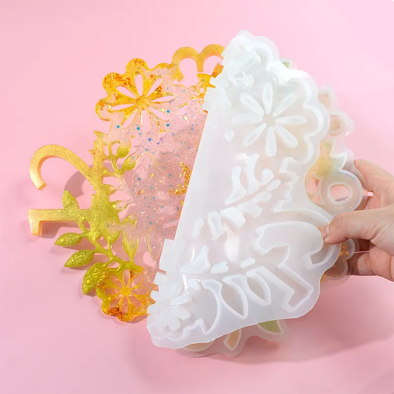 floral-clock-silicone-resin-mould