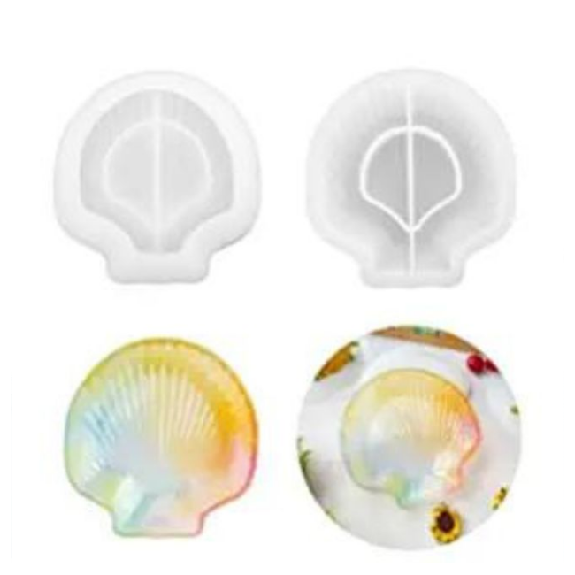 shell-shape-traysilicone-resin-mould