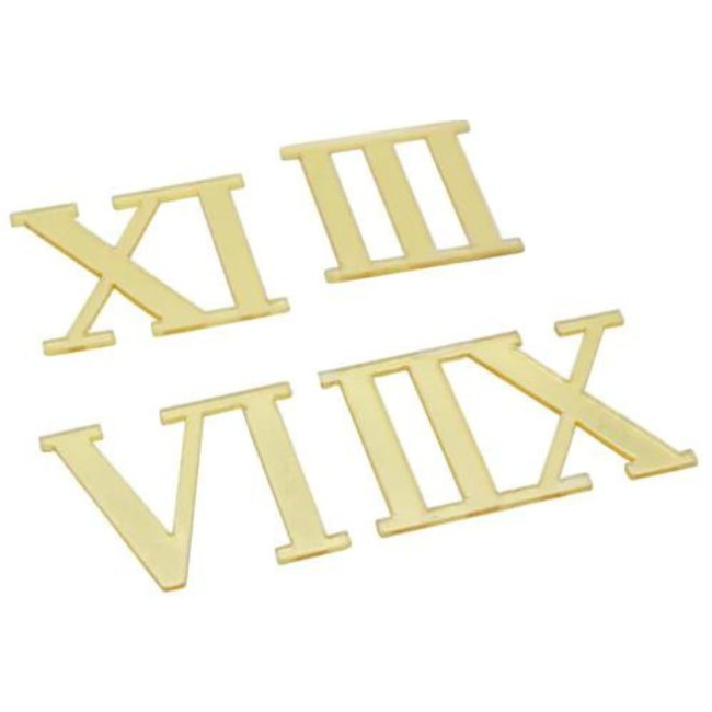 acrylic-roman-numerals